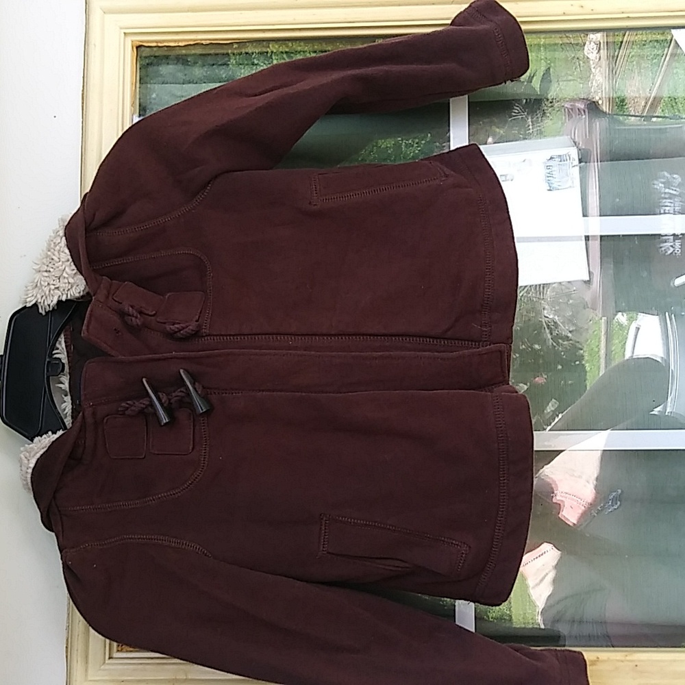 Gap Kids Dark Brown Coat. Size Small 6/7.  L1